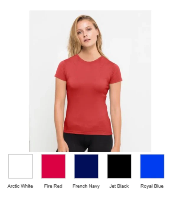 EA004F Ecologie Ladies Ambaro Recycled Sports T-Shirt